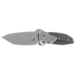 Microtech Socom Bravo Mini T/E Knife Titanium / Carbon Fiber, Blue HW, Bead Blasted M390 by Tony Marfione (261M-7CFTI)