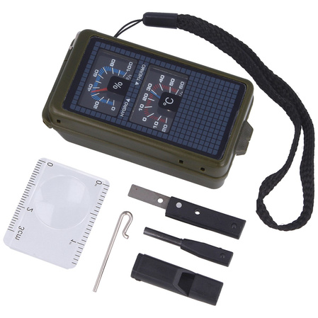 Dingo Green Outdoor Compass with outdoor accessories (33755)