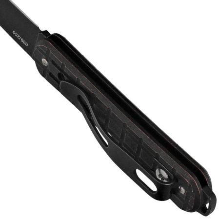 Scyzoryk Fox Vulpis 130 LE No 039/250 Grenade Pattern Black Copper, Black Stonewashed M390 (FX-VPGP130 COB)