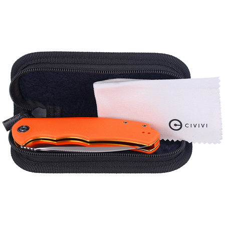 Civivi Knife Praxis Orange G10, Satin 9Cr18MoV (C803D)