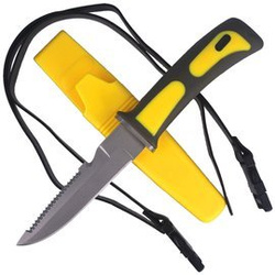 Martinez Albainox Diving Knife Yellow ABS, Satin (31333-AM)