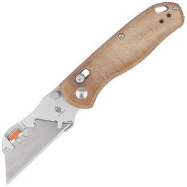 Nóż składany Kizer Uti Bear 2 Brown Micarta, Bead Blasted SK5 / 50Cr15MoV by Azo (V3619JA7)