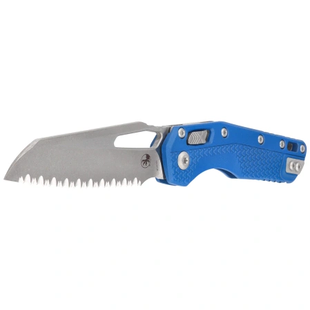 Microtech MSI Ram-Lok S/E Knife Cerakote Blue Tri-Grip Polymer, Apocalyptic F/S M390MK by Tony Marfione (210T-12APPMCBL)