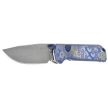 Kizer Begleiter 2.9 BLL Knife Blue Vortex Micarta, Satin BD1N by Azo (V3458.2BDA1)