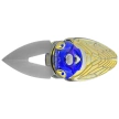 Nóż składany Rike Knife RK Cicada-G Gold Titanium, Bead Blasted M390
