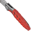 Rike Knife Thor 7 Titanium / Red-Black G10, Satin 154CM (RK-THOR7-BR)