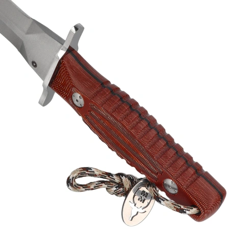 Nóż Muela DG-21R Remate Brown Canvas Micarta, Satin MoVa 1.4116