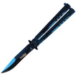 Marinez Albainox Balisong Butterfly Knife, RainBlue Finish (36246)