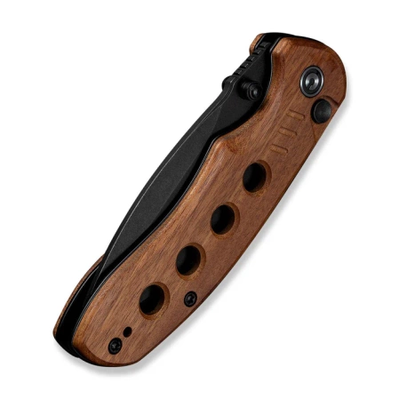 Nóż składany Civivi Triptych Guibourtia Wood, Black Stonewashed 14C28N (C23085B-3)