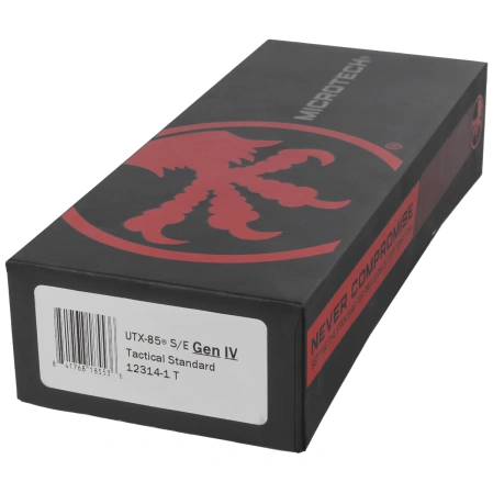 Microtech UTX-85 Gen IV S/E OTF Knife Black Aluminum, Black Tactical DLC M390MK by Tony Marfione (12314-1T)