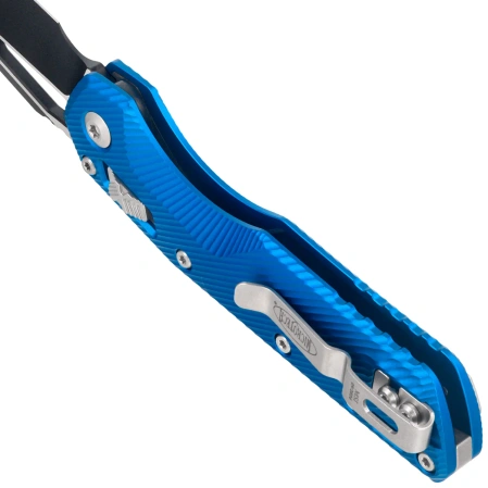 Microtech MSI S/E Knife Fluted Blue Aluminium, Black M390MK by Tony Marfione (210-1FLBL)