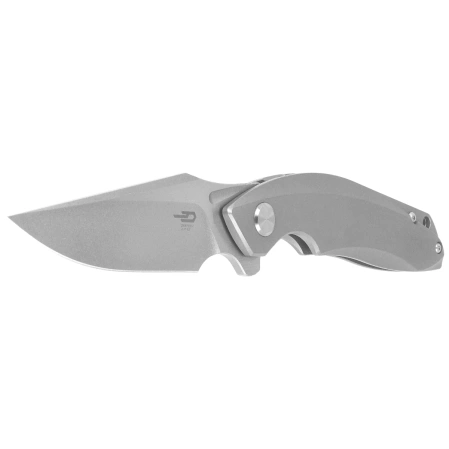 Bestech Knife Ghost Grey Titanium, Stonewashed / Satin CPM S35VN (BT1905A)