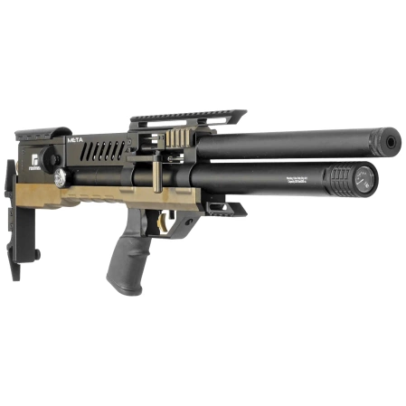 Reximex Meta Bronze 5.5mm PCP Air Rifle with Regulator and Sound Moderator 