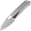 Remette Woodpecker Knife Gray Titanium, Hand Grinding Pearlescent M390 (RTWP-T)