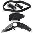 Nóż nurkowy MAC Coltellerie Gunslinger Scuba Black FRN, Satin 420 by Riccardo Silva (MC GLRSA.N)