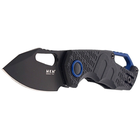 MKM Isonzo Clip Point Knife Black FRN, Black Idroglider N690 by Jesper Voxnæs (MK FX03-3PBK)
