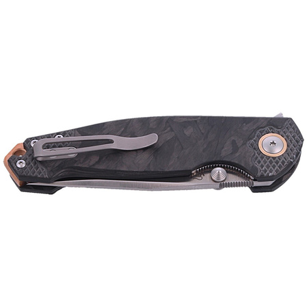 Viper Katla Marbled Carbon Fiber 3D, Satin M390 by Jesper Voxnæs Knife (V5980FCM3D)