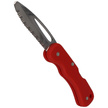 Nóż ratowniczy MAC 697 Rescue Red FRN, Mirror W 1.4034