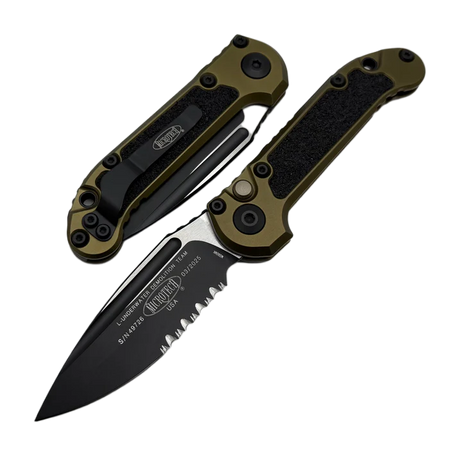 Nóż automatyczny Microtech LUDT Gen III S/E OD Green Aluminium, Black P/S M390MK by Tony Marfione (1135-2OD)