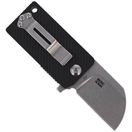 Nóż składany BlackFox B.key Black Aluminium, Stone Washed by Beric Design (BF-750)