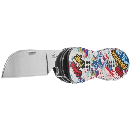 Nóż składany Third Decor Habitat N119B Snowboard Double-Sided 3D Snowboarder Aluminium, Mirror 420 (TH-N119B)