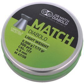 JSB Match Light Weight Pellets 4.51 mm, 0.500 g, 500 pcs (000005-500-5)