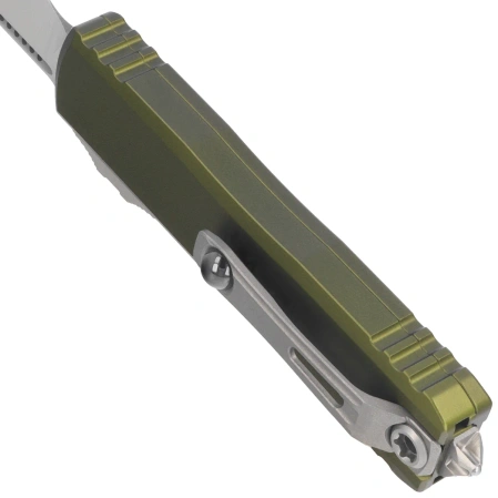 Microtech UTX-85 Gen IV S/E OTF Knife OD Green Aluminum, Stonewashed M390MK by Tony Marfione (12314-10OD)