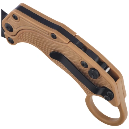 Reate EXO-K Gravity Karambit Knife Blue Aluminium, Black PVD N690 (EXO-K BLU.PVD)