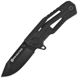 K25 RK-25006 Knife Black G10, Black Titanium 7Cr17Mov