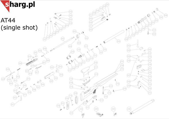 Sprężyna iglicy do Hatsan: AT44, AT-P, BullBoss, Gladius, Nova, Sortie, Trophy (2311)