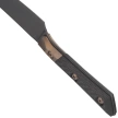 Microtech Utility Signature Kitchen Knife Bronze Titanium Bolster/Carbon Fiber, Black DLC M390MK (3400B-1DLCCFS)