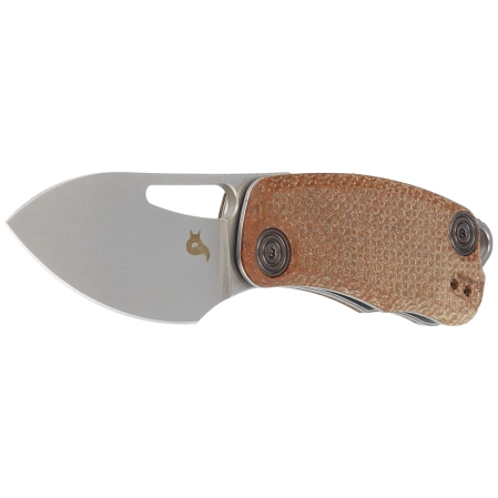 Nóż składany BlackFox Nix Brown Micarta, Acid Stone Washed D2 by Grigorii Matveev (BF-763)