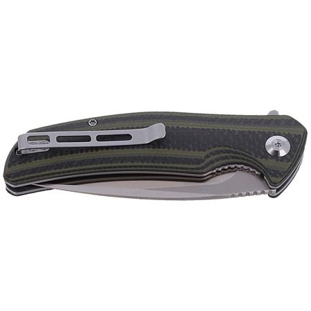 Nóż składany CIVIVI Incite Layered Green G10 / Carbon Fiber, Satin Finish (C908A)