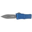 Microtech Combat Troodon Gen III D/E OTF Knife Blue Aluminum, Apocalyptic M390MK by Tony Marfione (1142-10APBL)
