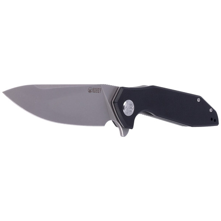 Nóż składany Kubey Nova LL KU117A Black G10, Bead Blasted D2