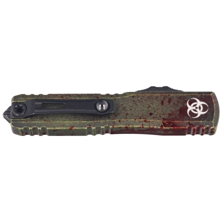 Nóż automatyczny OTF Microtech Ultratech Gen IV S/E Signature Outbreak Aluminium, Outbreak M390MK by Tony Marfione (11214-1OBDS)