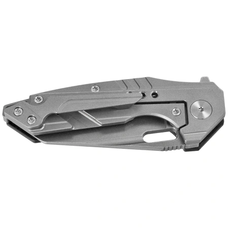 Bestech Nyxie 3 Knife Grey Titanium / Marble Carbon Fiber, Bead Blasted / Stonewashed CPM S35VN by Todd Knife and Tool (BT2308C)