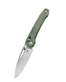 Nóż składany Bestech Cobber Green Micarta, Stonewashed 14C28N by Happy as Larry (BG68D)