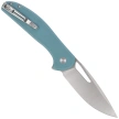 Nóż składany Bestechman Whalefin Blue G10, Stonewashed / Satin D2 (BMK18B)