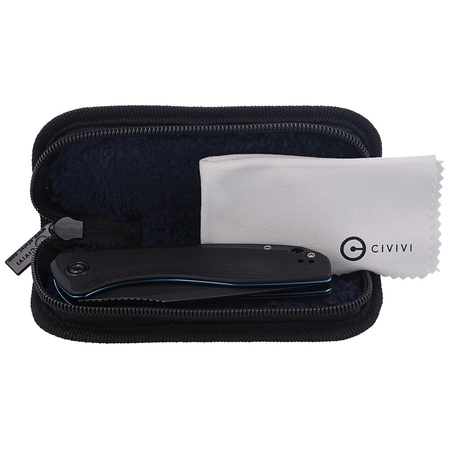 CIVIVI Knife Baklash Black G10, Black Stonewashed (C801H)