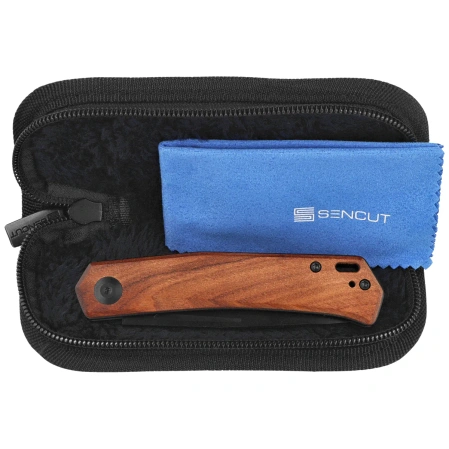 Nóż składany Sencut Braxx Guibourtia Wood, Black D2 (S25089-3)