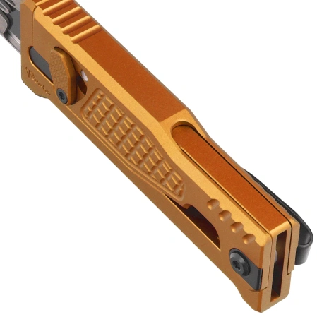 Nóż grawitacyjny Reate EXO-U V2 Gold Diamond Pattern Aluminium, Stainless Steel
