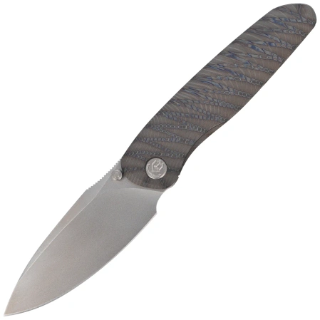 Nóż składany Kubey KB Knives Pioneer Flame Titanium, Bead Blasting CPM 20CV by Evgeniy Bulychev (KB379B)