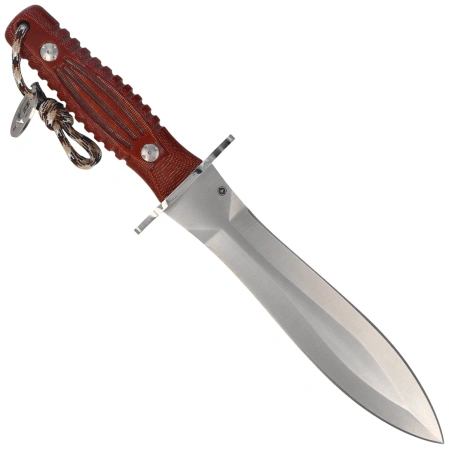 Nóż Muela DG-21R Remate Brown Canvas Micarta, Satin MoVa 1.4116
