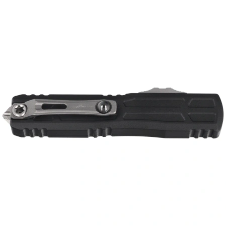 Nóż automatyczny OTF Microtech Ultratech Gen III EX-ZBP Interceptor Signature Black Aluminium, Stonewashed M390MK by Tony Marfione (1117EX-10S)