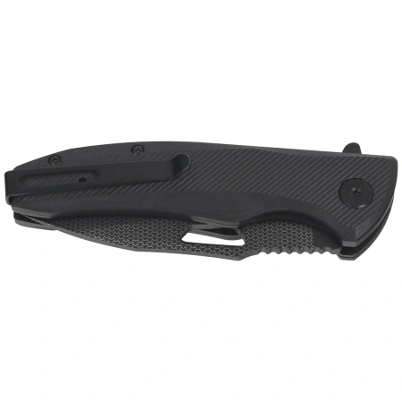 ASP Police Duty ''Woven Bones'' Knife Black G10, Black PVD AUS-8 (55740)
