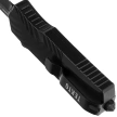 Tekto A5 Spry Mini D/E Black Aluminum OTF Knife, Black CPM S35VN