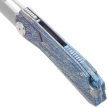 Nóż składany Remette RT-Peregrine Falcon Thunder Lightning Titanium, Hand Fine Grinding Pearlescent M390 (RTT1-TX)