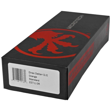 Microtech Dirac Delta D/E OTF Knife Orange Aluminum, Black by Tony Marfione (227-1OR)