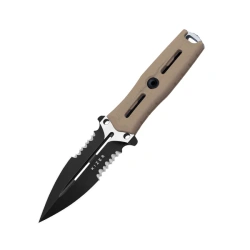 Nóż Kizer Norcross D/E Tan G10, Black PVD Nitro-V by L.F (ZX-FB01A3)